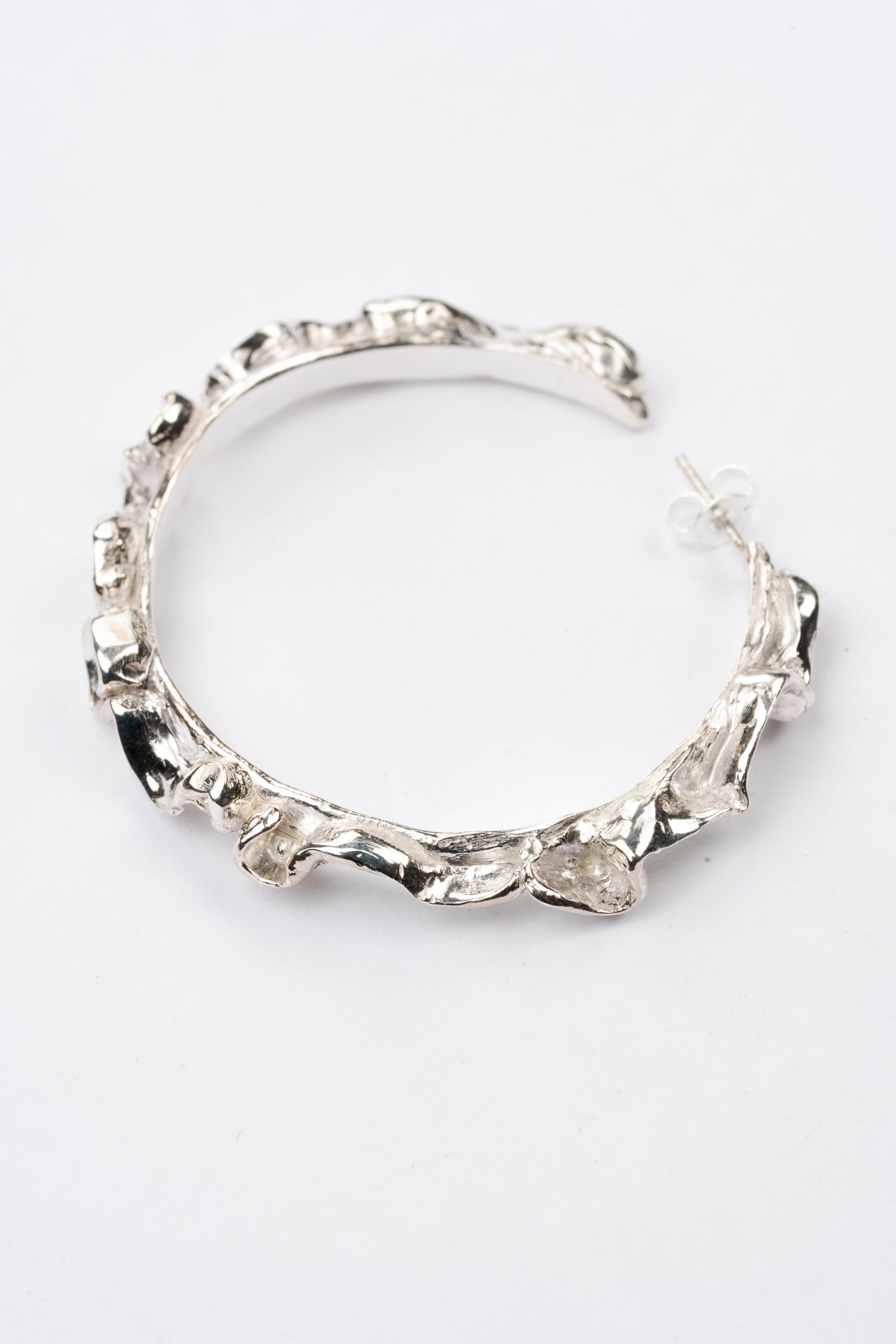 Large Orchid Hoops