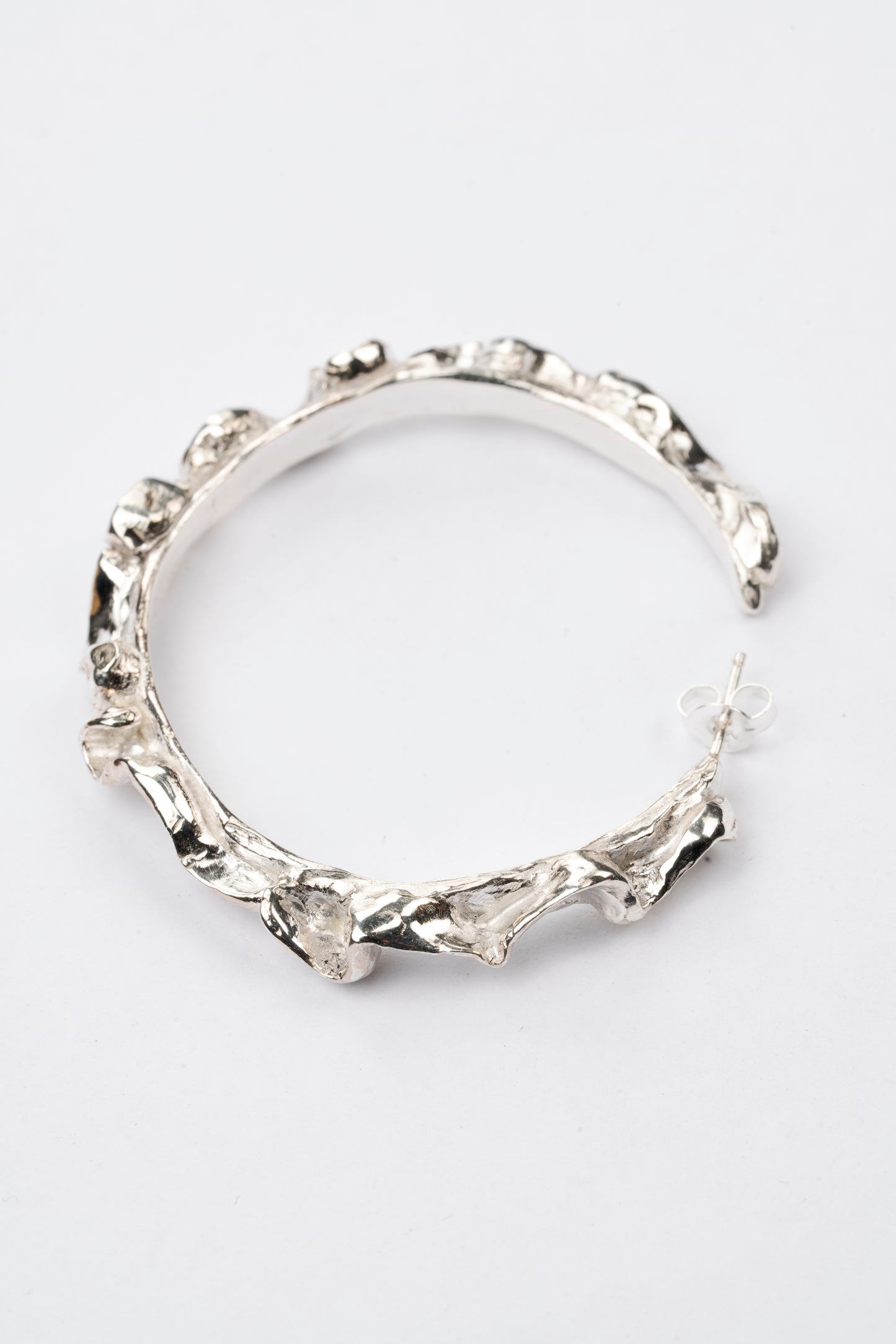 Large Orchid Hoops