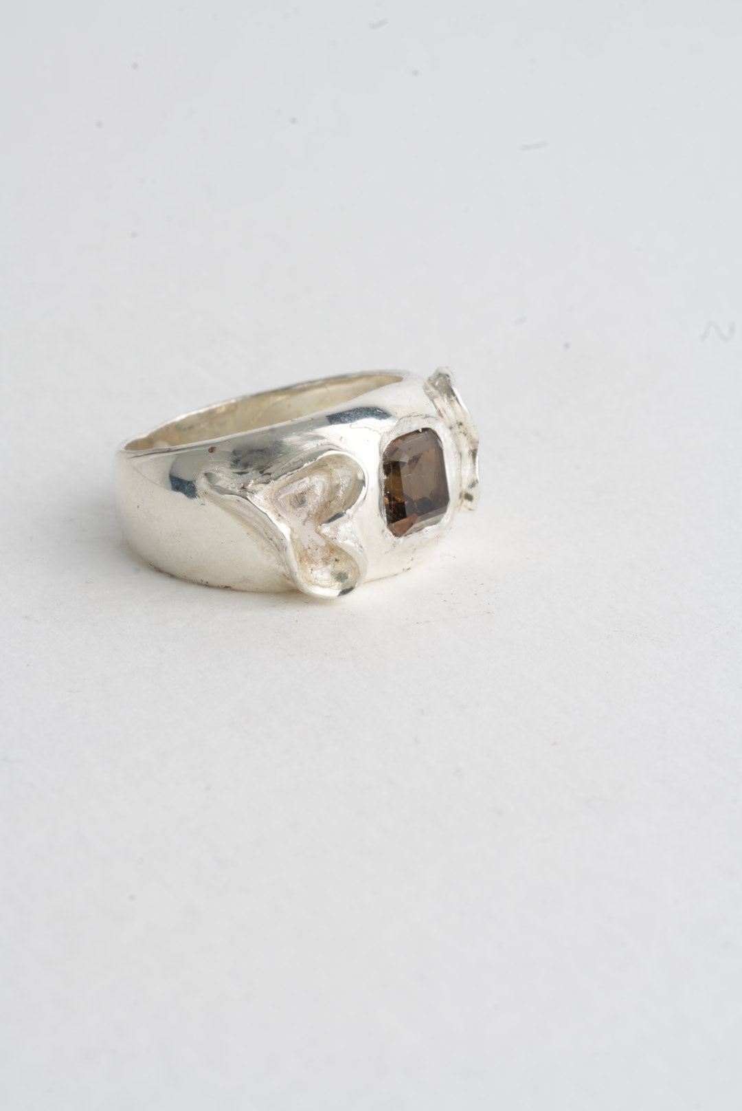 Smoky Heart Ring