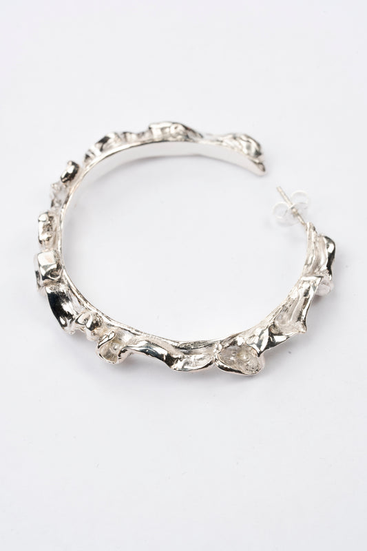 Large Orchid Hoops
