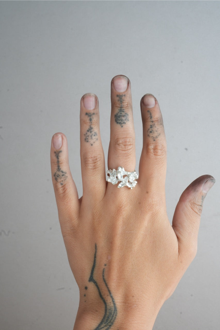 Floral Sculpture Ring 02