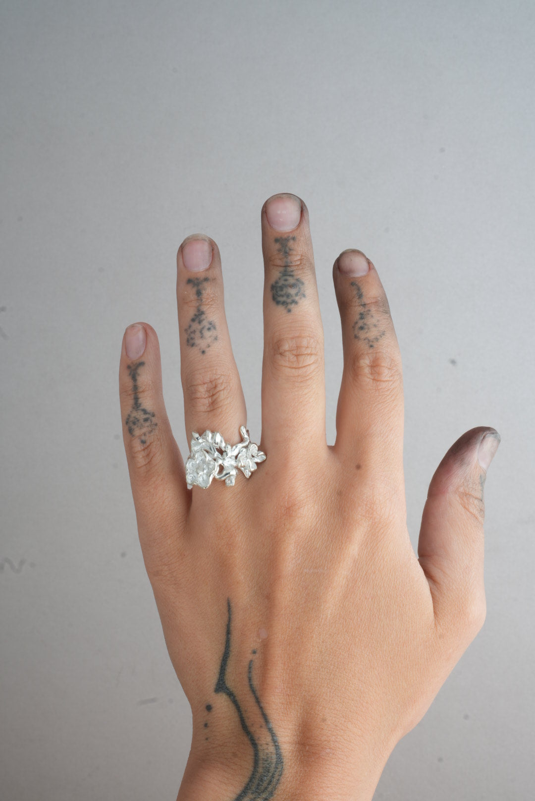 Floral Sculpture Ring 01