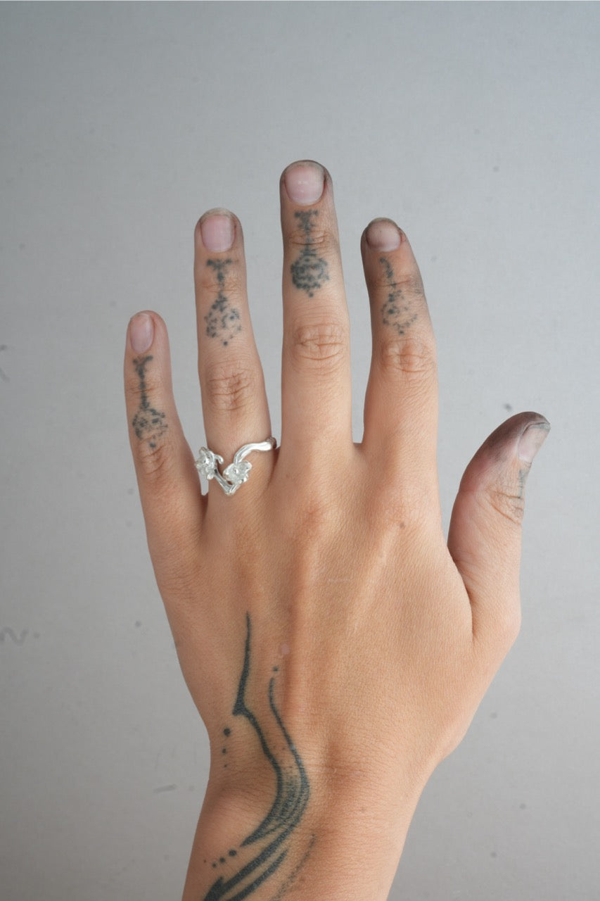 Floral Sculpture Ring 04