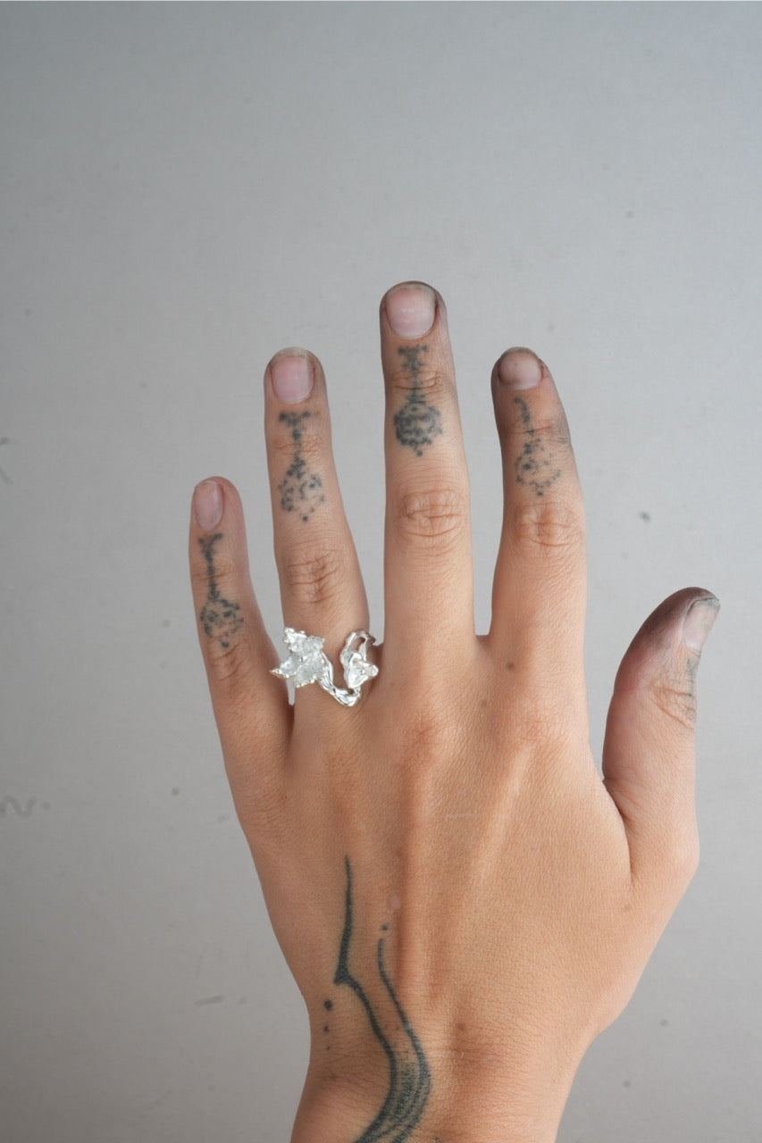 Floral Sculpture Ring 03