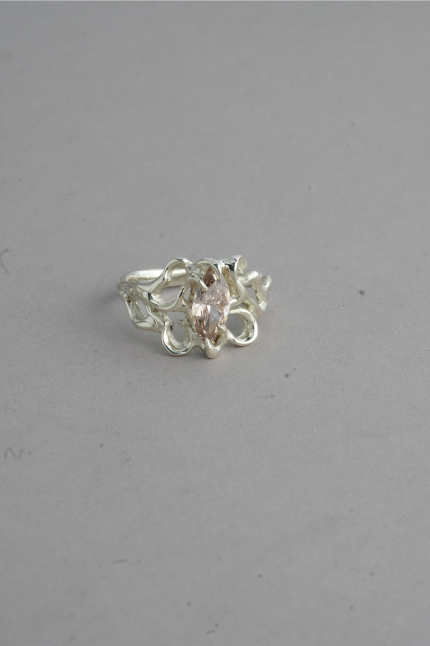Taupe Rose Ring