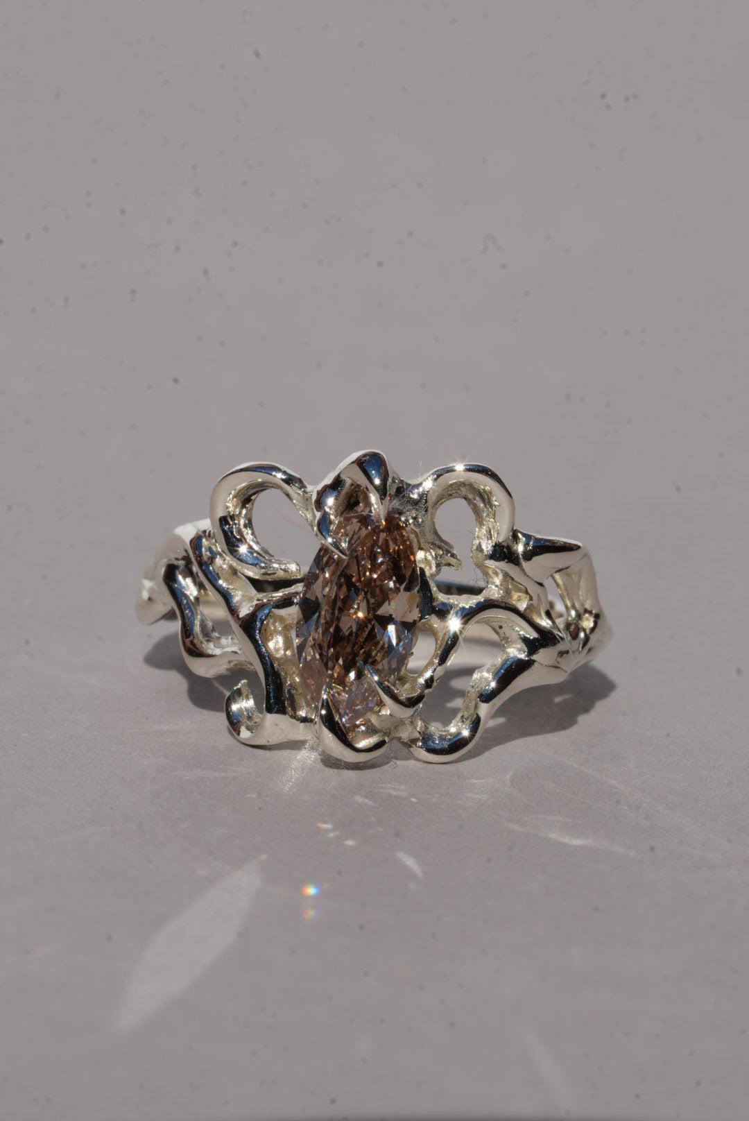 Taupe Rose Ring