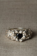 Buttercream Heart Ring - Garnet