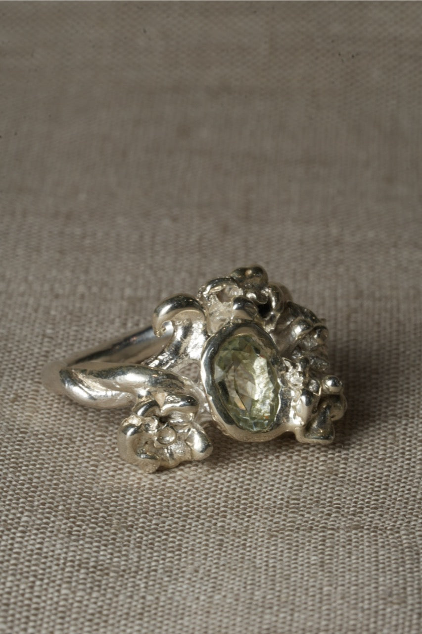 Garden Ring - Mint Quartz