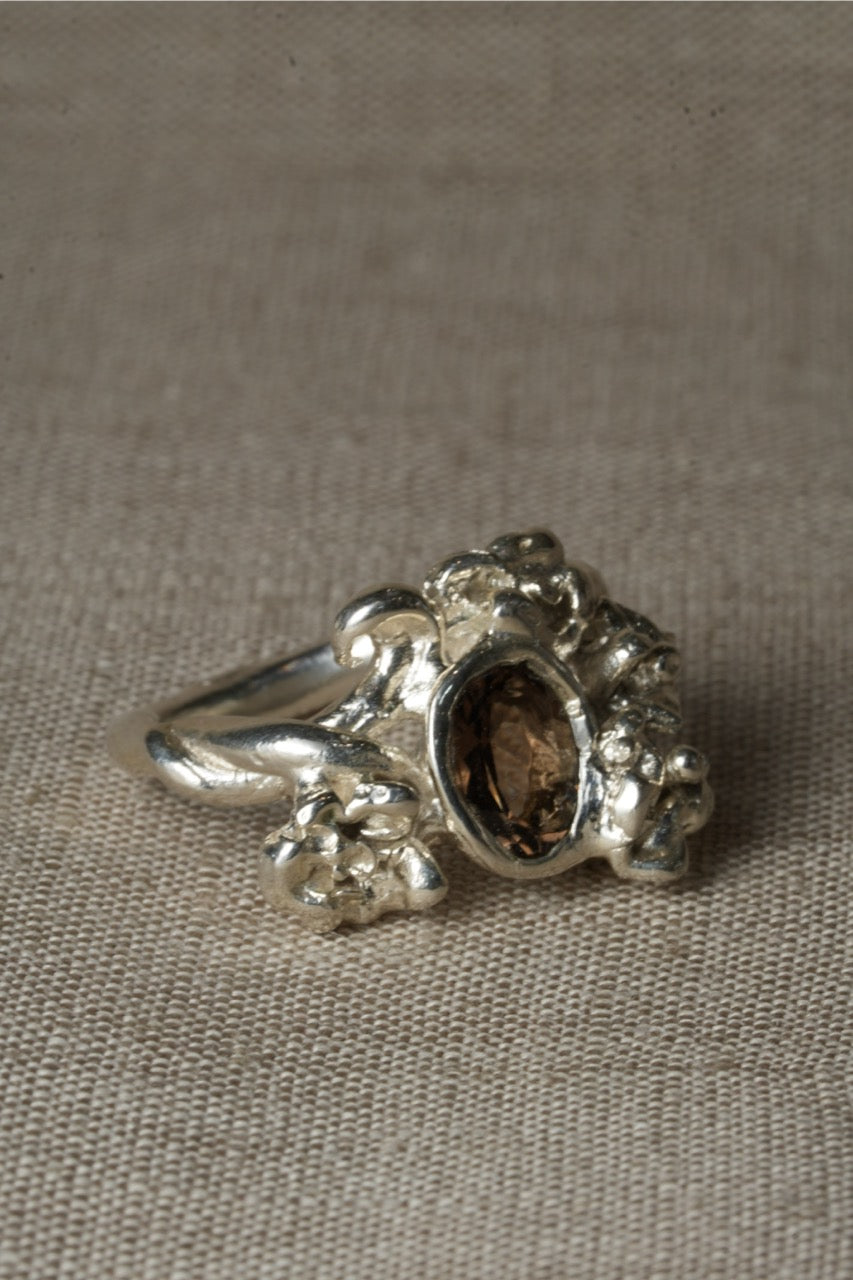 Garden Ring - Smoky Quartz