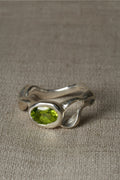 Trident Ring - Peridot