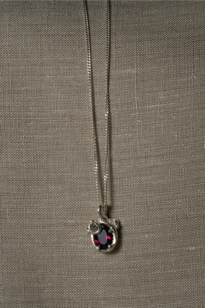 Rose Garnet Necklace