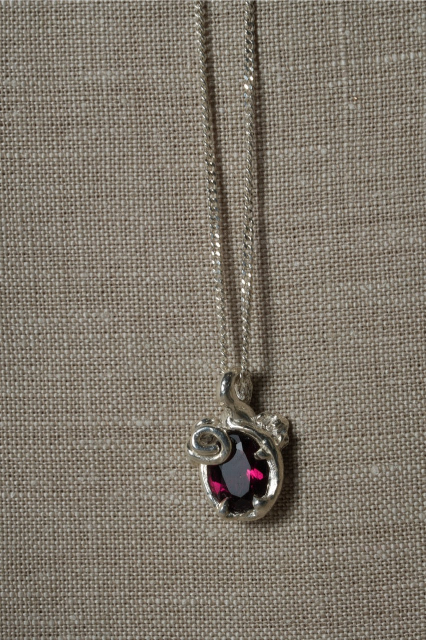 Rose Garnet Necklace