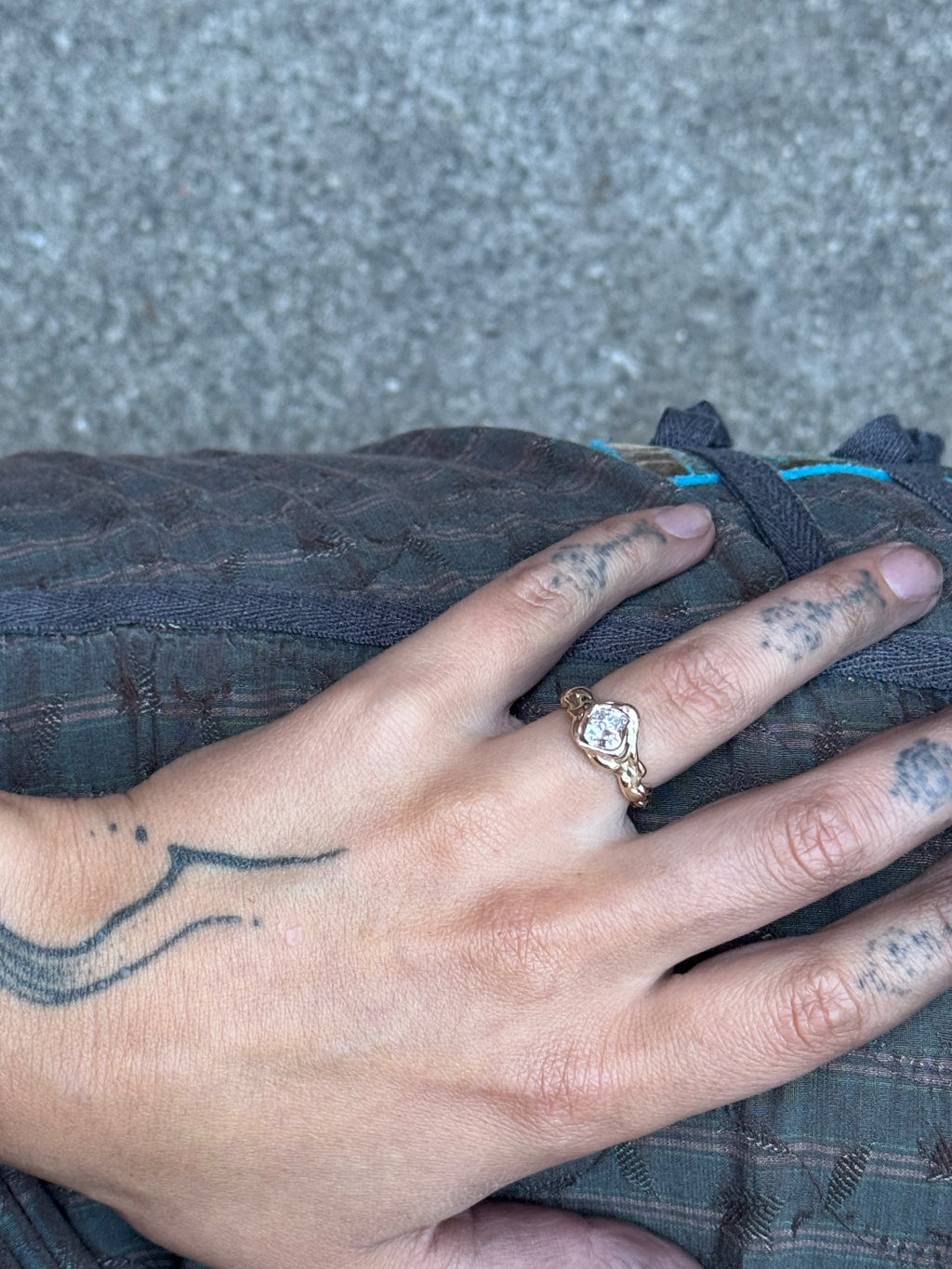 Diamond Amphitrite Ring