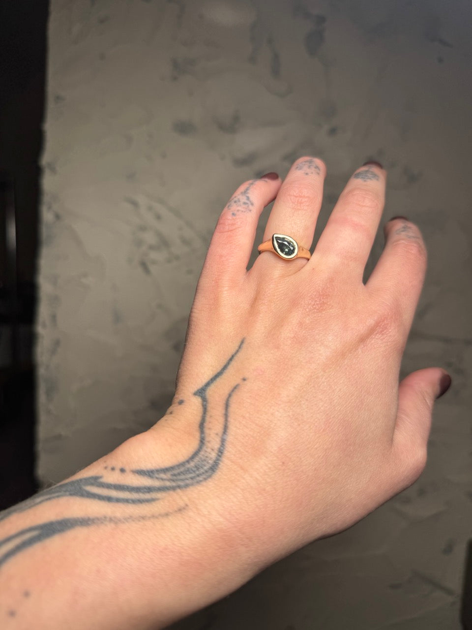 Pear Drop Ring
